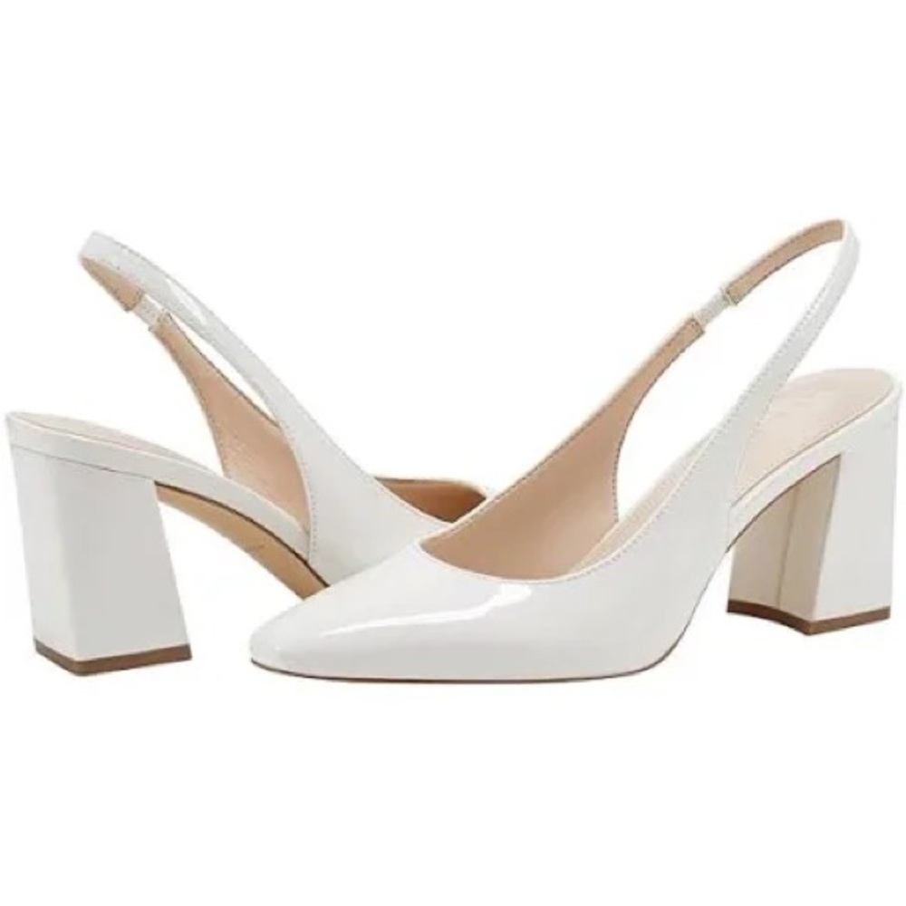 Marc Fisher LTD Valinda Slingbacks
Size: 7
Color: White